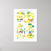 Bauhaus Quantum Compositie Canvas Afdruk (Voorkant)