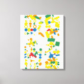 Bauhaus Quantum Compositie Canvas Afdruk (Voorkant)