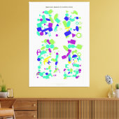 Bauhaus Quantum Composition  Canvas Afdruk (Insitu (Woonkamer))