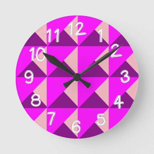 Bauhaus Quilt Ronde Klok (Voorkant)