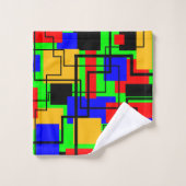 Bauhaus Rectangles et lignes (Gant de toilette)