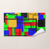 Bauhaus Rectangles et lignes (Serviette à main)