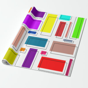 Bauhaus Retangles Cadeaupapier