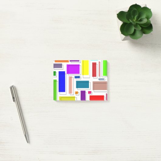 Bauhaus Retangles Post-it® Notes (Kantoor)
