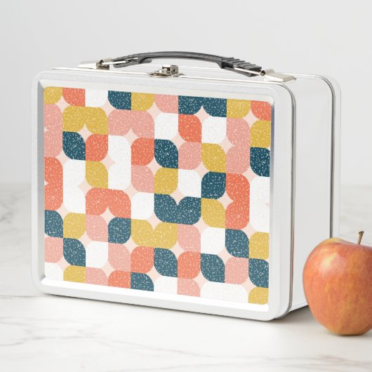 Bauhaus Retro Geometric Pattern (In situ)