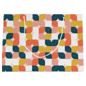 Bauhaus Retro Geometric Pattern Groot Cadeauzakje (Voorkant)