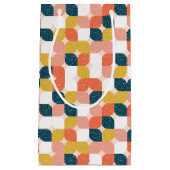 Bauhaus Retro Geometric Pattern Klein Cadeauzakje (Voorkant)