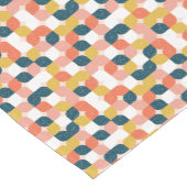 Bauhaus Retro Geometric Pattern Korte Tafelloper (Hoek)