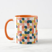 Bauhaus Retro Geometric Pattern Mok (Links)