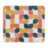 Bauhaus Retro Geometric Pattern Snijplank (Voorkant)