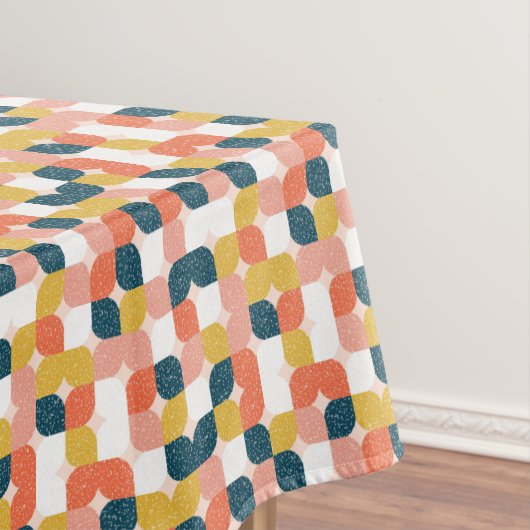 Bauhaus Retro Geometric Pattern Tafelkleed (Voorbeeld)