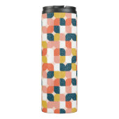 Bauhaus Retro Geometric Pattern Thermosbeker (Achterkant)