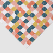 Bauhaus Retro Geometric Pattern Tissuepapier (Detail)