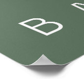 Bauhaus Sage Green Poster (Hoek)