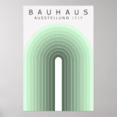 Bauhaus Sage Green Poster (Voorkant)