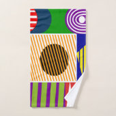 Bauhaus Shape Collage Bad Handdoek (Handdoek)
