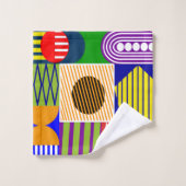 Bauhaus Shape Collage Bad Handdoek (Wasdoekje)