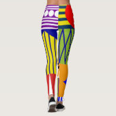 Bauhaus Shape Collage Leggings (Achterkant)