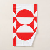 Bauhaus Squares en Circles Bad Handdoek (Handdoek)