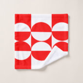 Bauhaus Squares en Circles Bad Handdoek (Wasdoekje)