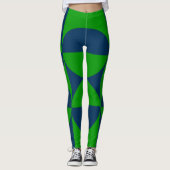 Bauhaus Squares en Circles Leggings (Voorkant)