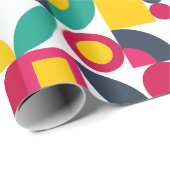 Bauhaus  Stijl Cadeaupapier (Rol Hoek)