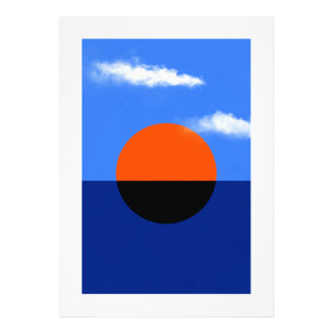 Bauhaus Summer Horizon Foto Afdruk