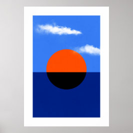 Bauhaus Summer Horizon Poster