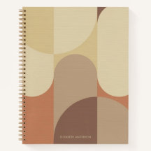 Bauhaus Terracotta Beige Abstract Persoonlijk