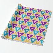 Bauhaus Triangle Mesh Cadeaupapier (Uitgerold)