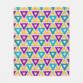Bauhaus Triangle Mesh Fleece Deken (Voorkant)