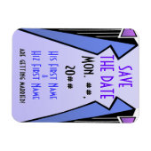 Bauhaus Tuxedo (bewaar de datummagneet) Magneet (Horizontaal)