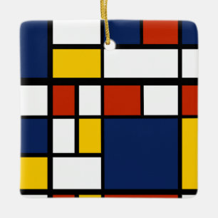 Bauhauspatroon abstracte geometrische kunst schild keramisch ornament