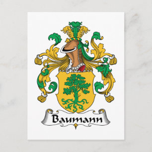 Baumann Family Crest Briefkaart
