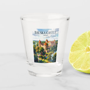 Bauska Kasteel Letland Shot Glas