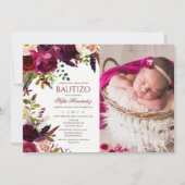 Bautizo Invitacione De bautizo Baptism Invitation (Devant)