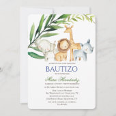 Bautizo Invitacione De bautizo Baptism Invitation (Devant)