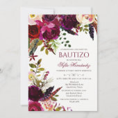 Bautizo Invitacione De bautizo Baptism Invitation (Devant)