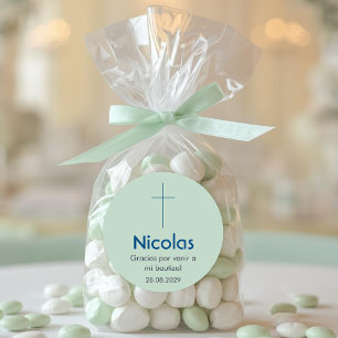 Bautizo Katholieke doop doop doop en gunsten Ronde Sticker