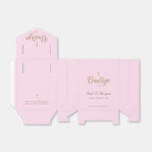 Bautizo Pink Gold Cross Custom Spanish baptism  Bedankdoosjes (Uitgevouwen)