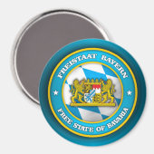 Bavaria Medallion Magneet (Voorkant / Achterkant)