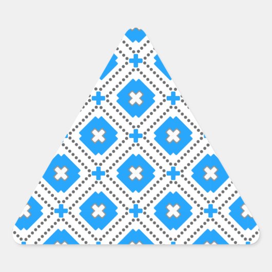 Bavaria Pattern Driehoek Sticker (Voorkant)