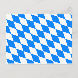 Bavarian Flag - Bayerische Flagge Briefkaart