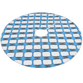 Bavarian Fleece Kerstboom Rok (Gekanteld)