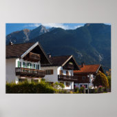 Bavarian Graffito Building Poster (Voorkant)