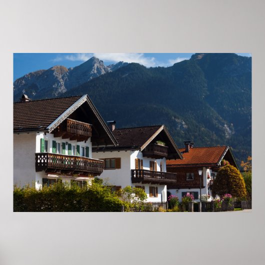 Bavarian Graffito Building Poster (Voorkant)