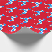 Bavarian Great Dane Pattern Cadeaupapier (Hoek)