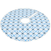 Bavarian Imitatie Linnen Kerstboom Rok (Gekanteld)