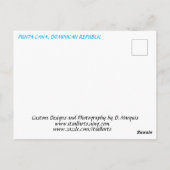 BAVARO BEACH #1 Carte postale (Dos)