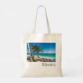 Bavaro Beach Caribbean Dominican Republic Souvenir Tote Bag (Achterkant)